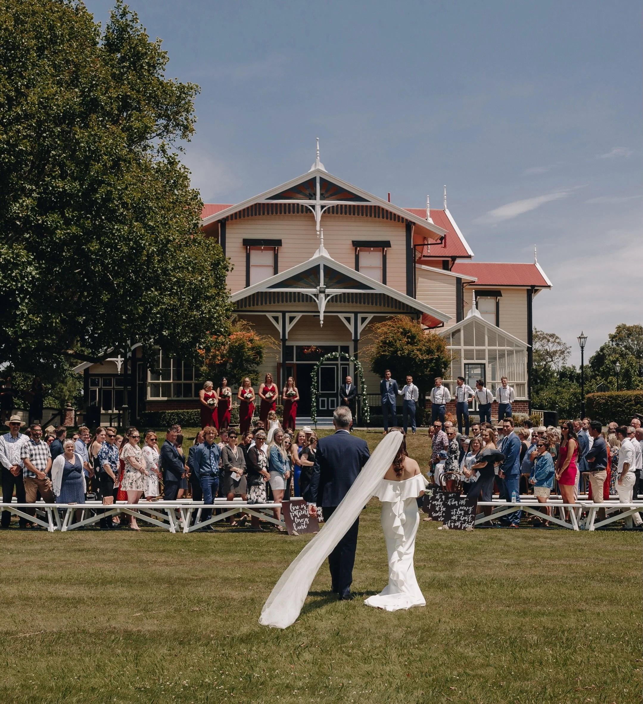 VENUE LOVE // CACCIA BIRCH 🤍✨
Heritage charm, beautiful gardens and a gorgeous river setting &mdash; @cacciabirchhouse is a romantic hidden gem in the heart of Palmerston North. 💍🌿
Set on nearly three acres of established gardens overlooking the t