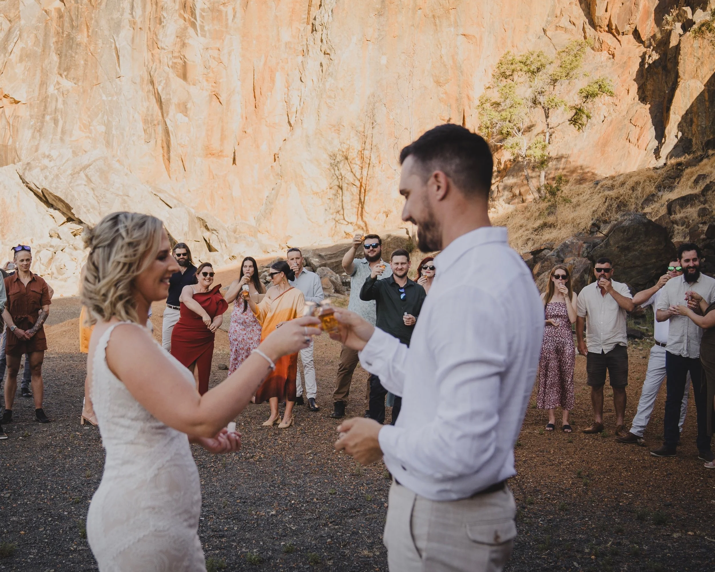 REAL LOVE 🔥// A TOAST TO THOSE THEY LOVE 
For Nakita &amp; Kane, even the Fireball shots had a special meaning. ❤️ In tribute to loved ones no longer with them, the couple raised a shot during their ceremony &mdash; although, as Nakita admits, addin