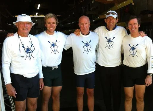 Five who took part in the Memorial Race, Raymond Tollman, Travis Green, Jim Green, Andrew Aiken, Martin Conroy.