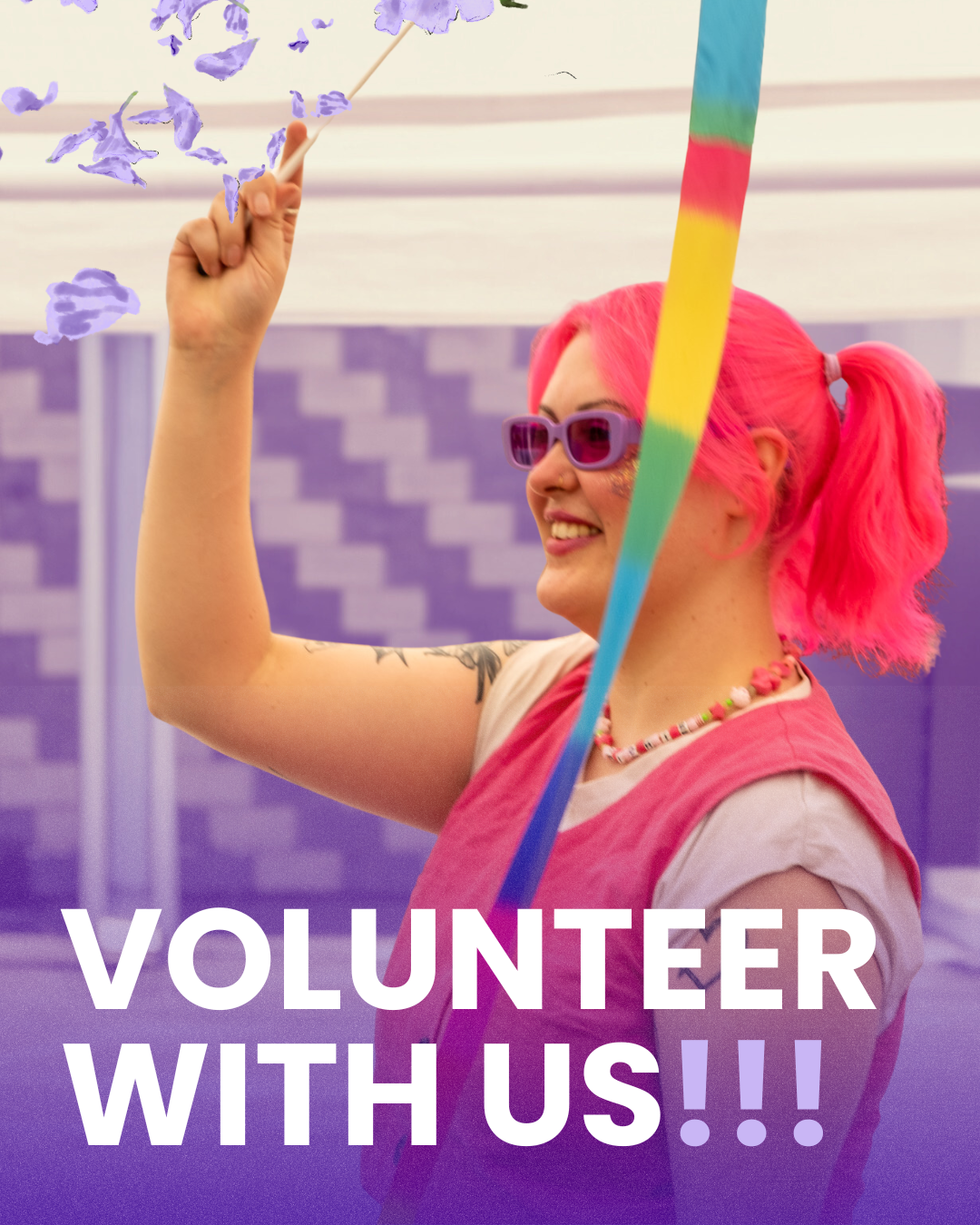 VOLUNTEER WITH US!