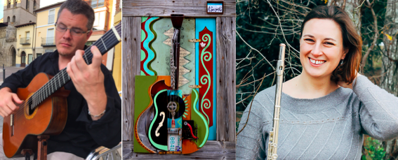 Flutist Rachel Nozny and guitarist Robert Gibson formed R2Duo in the spring of 2014. In addition to performing the standard flute and guitar repertoire, R2Duo also specializes in contemporary literature and enjoys working with living composers on th…