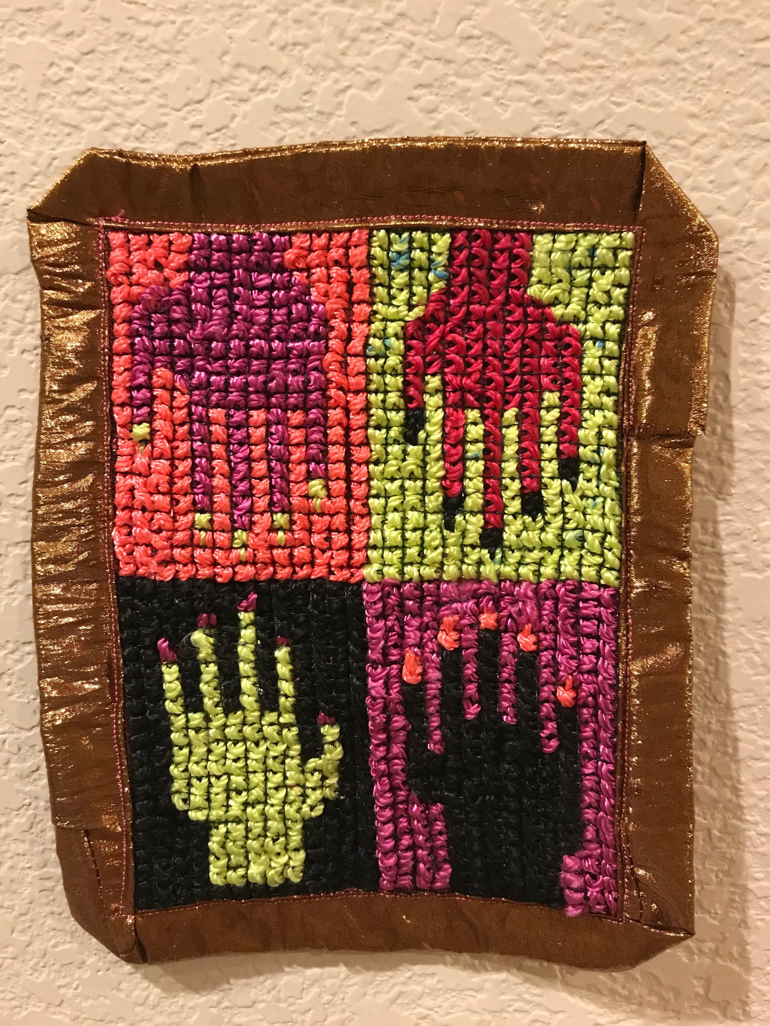 4 hands cross-stitch