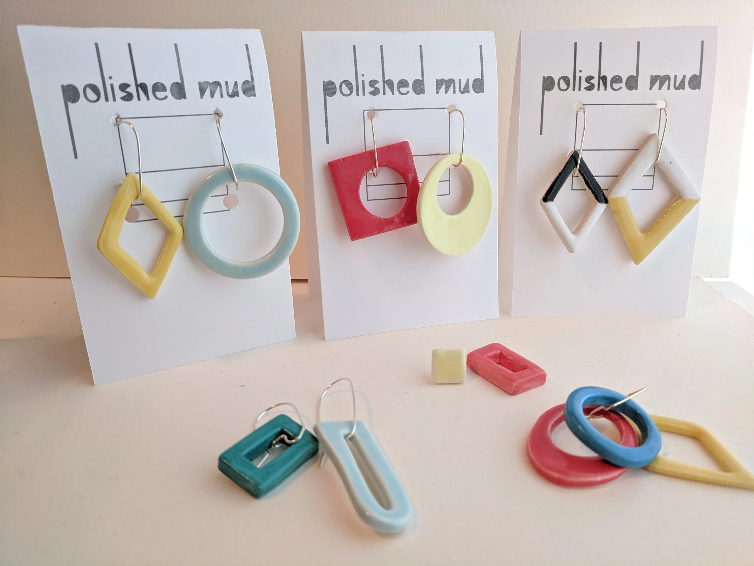 A sampling of Polsihed Mud’s handmade wares