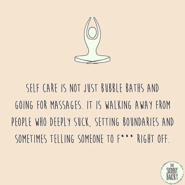 Thanks for the reminder @thedarksideofsocialwork 👏🏻👏🏻👏🏻
Boundaries are probably one of the least discussed but most important forms of self care. Claim your space and guard it like you would your own children. 
What do we say to the lord of tox