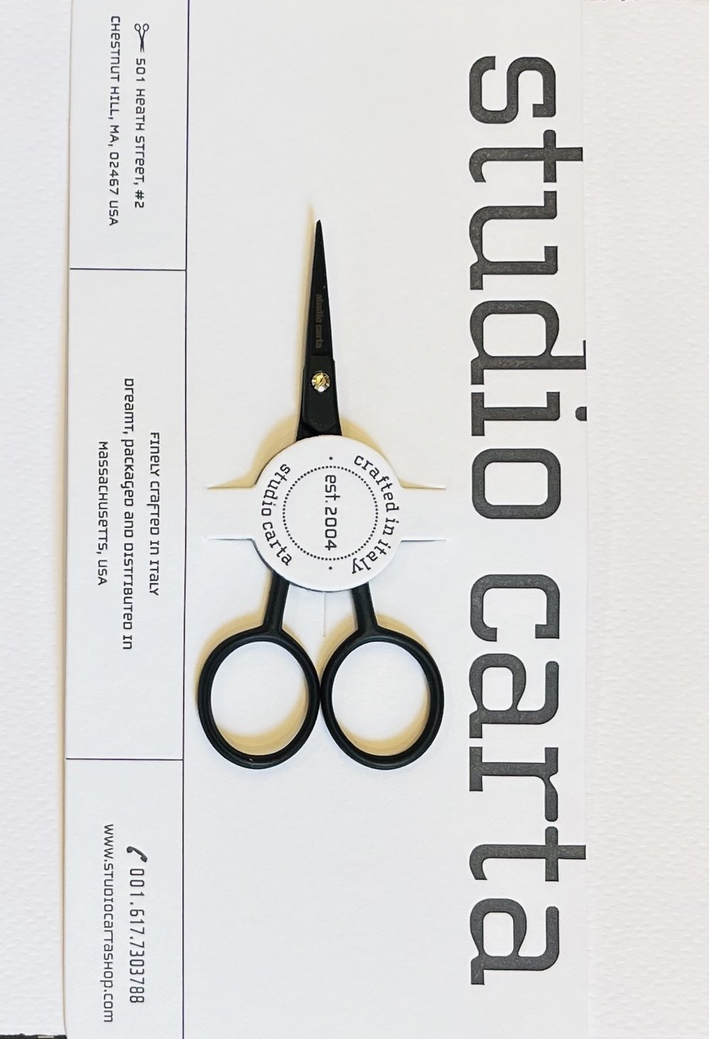 Black Silhouette Scissors (Large): Studio Carta – Bolt & Spool