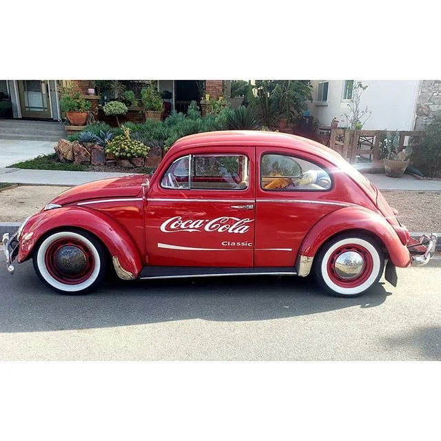 Coca Cola Car🥤
.
Its been over a month since I last posted anything📸
.
Been super busy training clients recently at LA Fitness 🏋️&zwj;♂️
.
But I saw this coca cola bug in my neighborhood so I thought this was news worthy 🗞