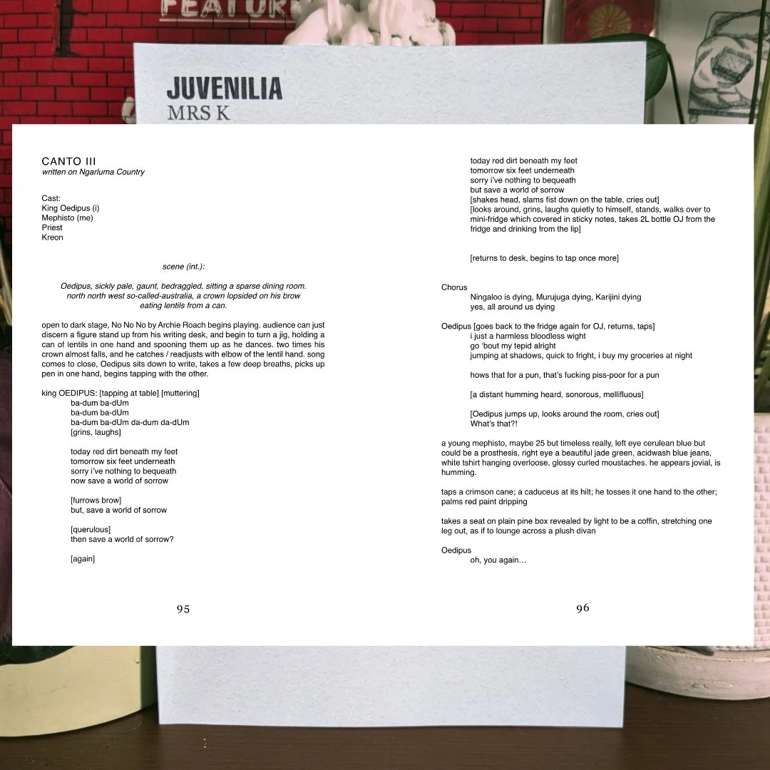 Juvenilia - Poetry Anthology by MRS K Interior 