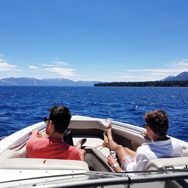 Sometimes boat lounginh is all yiu need on a friday! @colechasen is teaching us how to relax today. Thanks Cole, we can learn a lot from you.
.
Have you lounged on a boat this summer? Tell us about it below!
.
Want to lounge on a boat with us? DM us to reserve your boat today!
.
#laketahoe #tahoepowersports #tahoelife #boatlife #boat #boating #boatrental #privateboatcharter #lakelife #laketahoelife