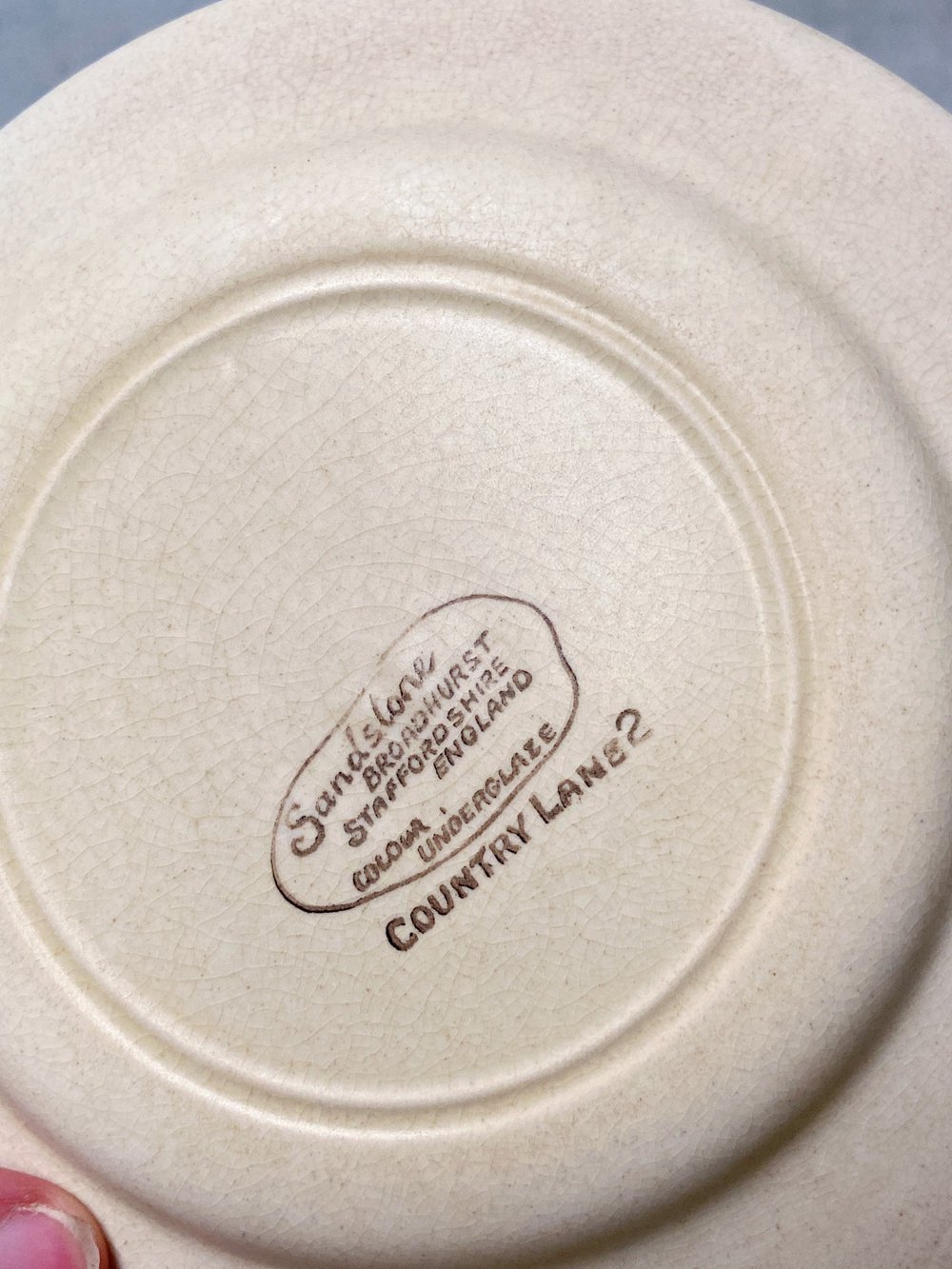 Broadhurst Sandstone Country Lane Side Plates — The Picker Concept