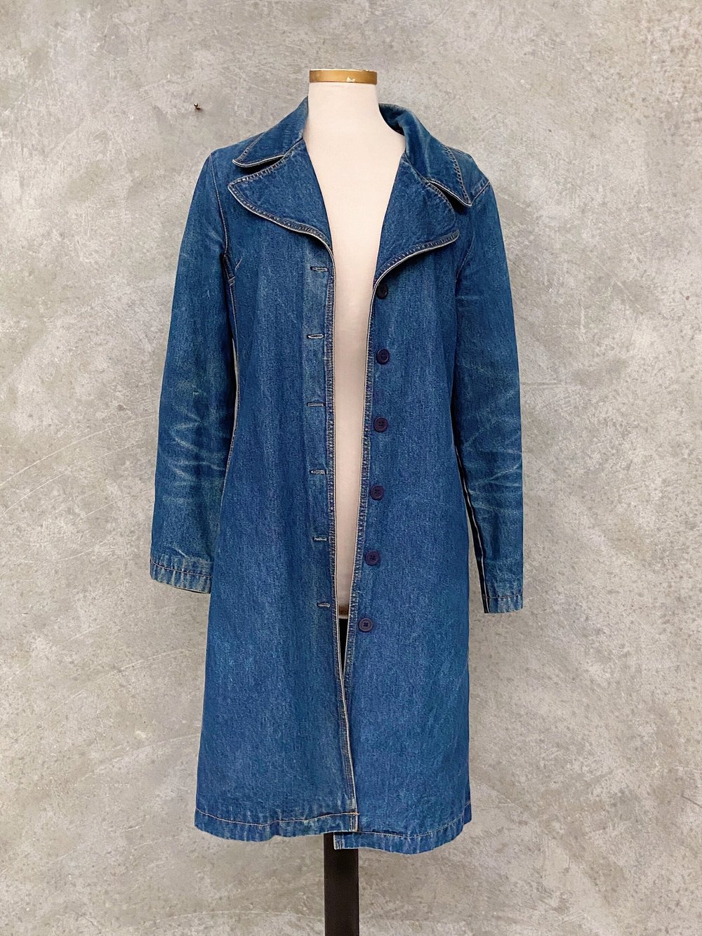 【eaphi】WESTERN LONG COAT Western Denim Coat - Light Wash | Levi's® US