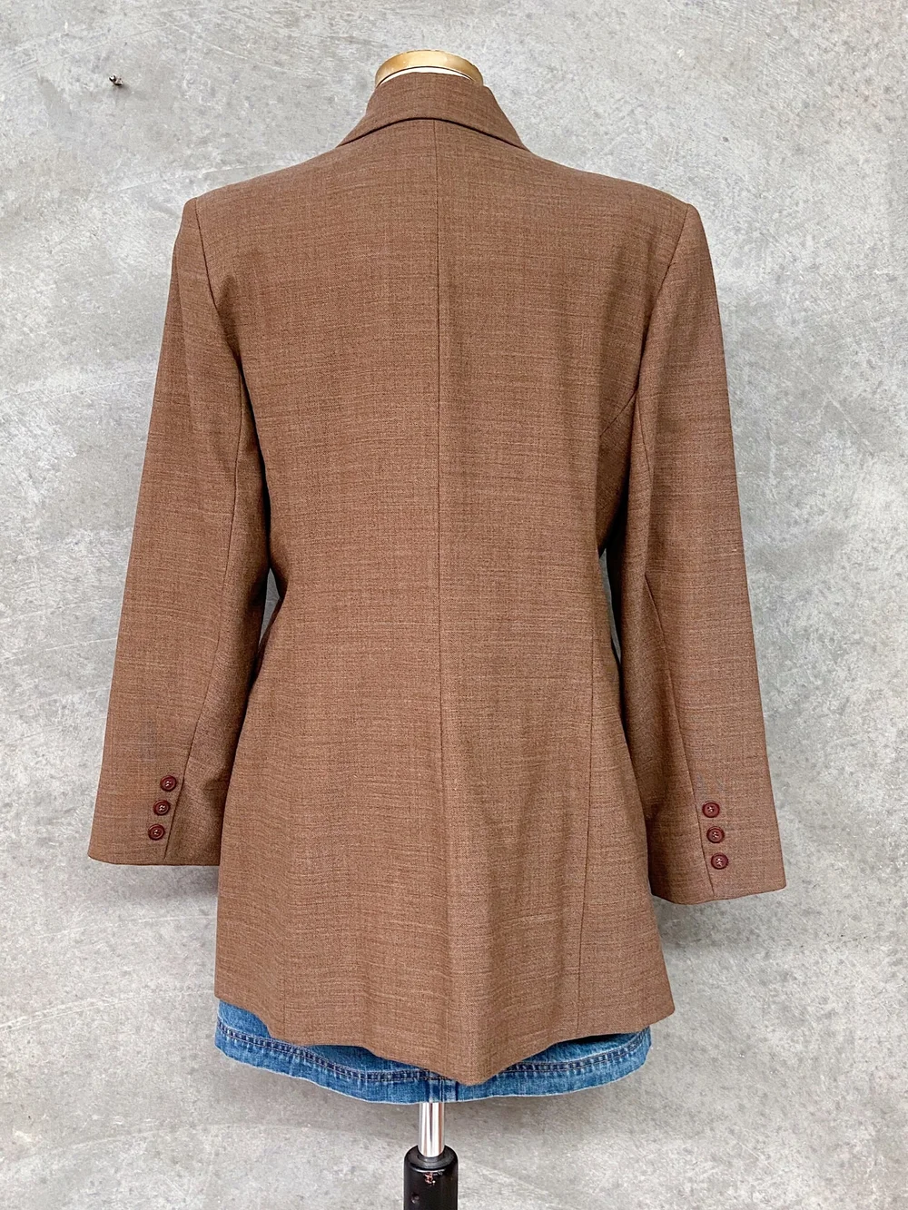 HEUGN ユーゲン MIX TWEED BROWN COAT031 HEUGN ユーゲン MIX TWEED