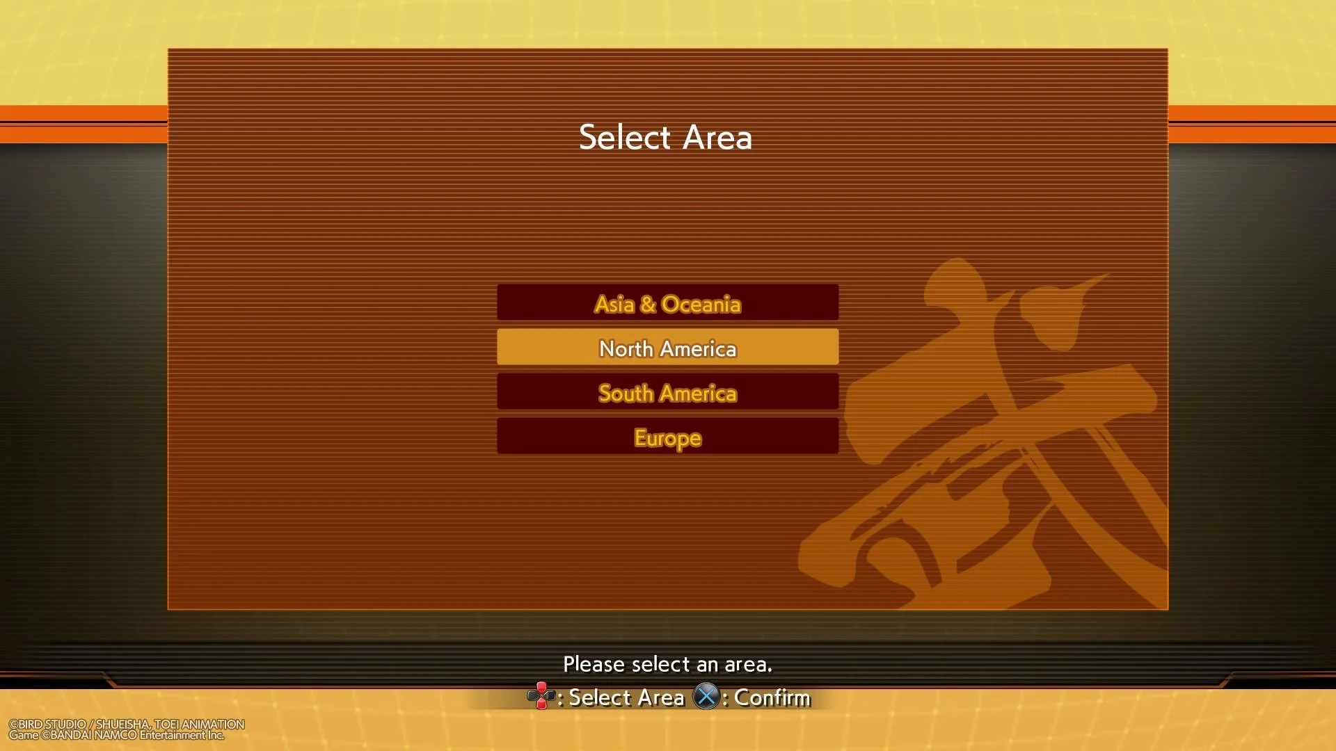 Select where you'd like to battle players from in the popular Dragon Ball FighterZ by Bandai Namco/Arc System Works