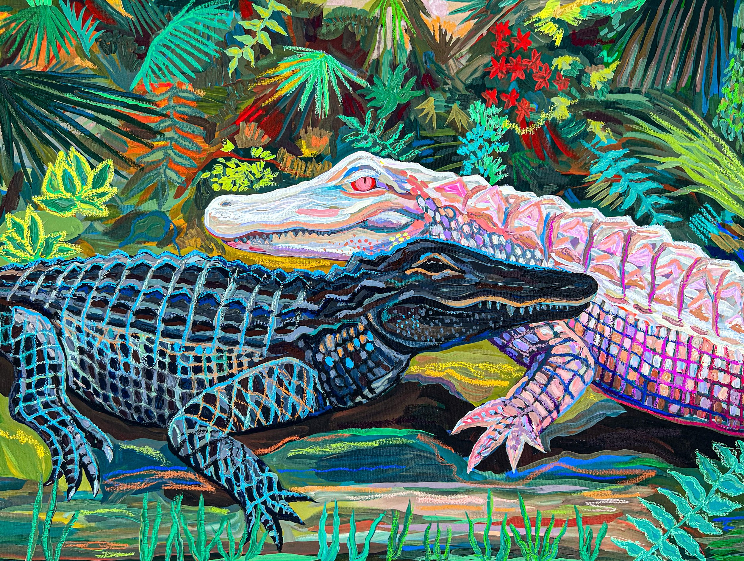 Two Alligators