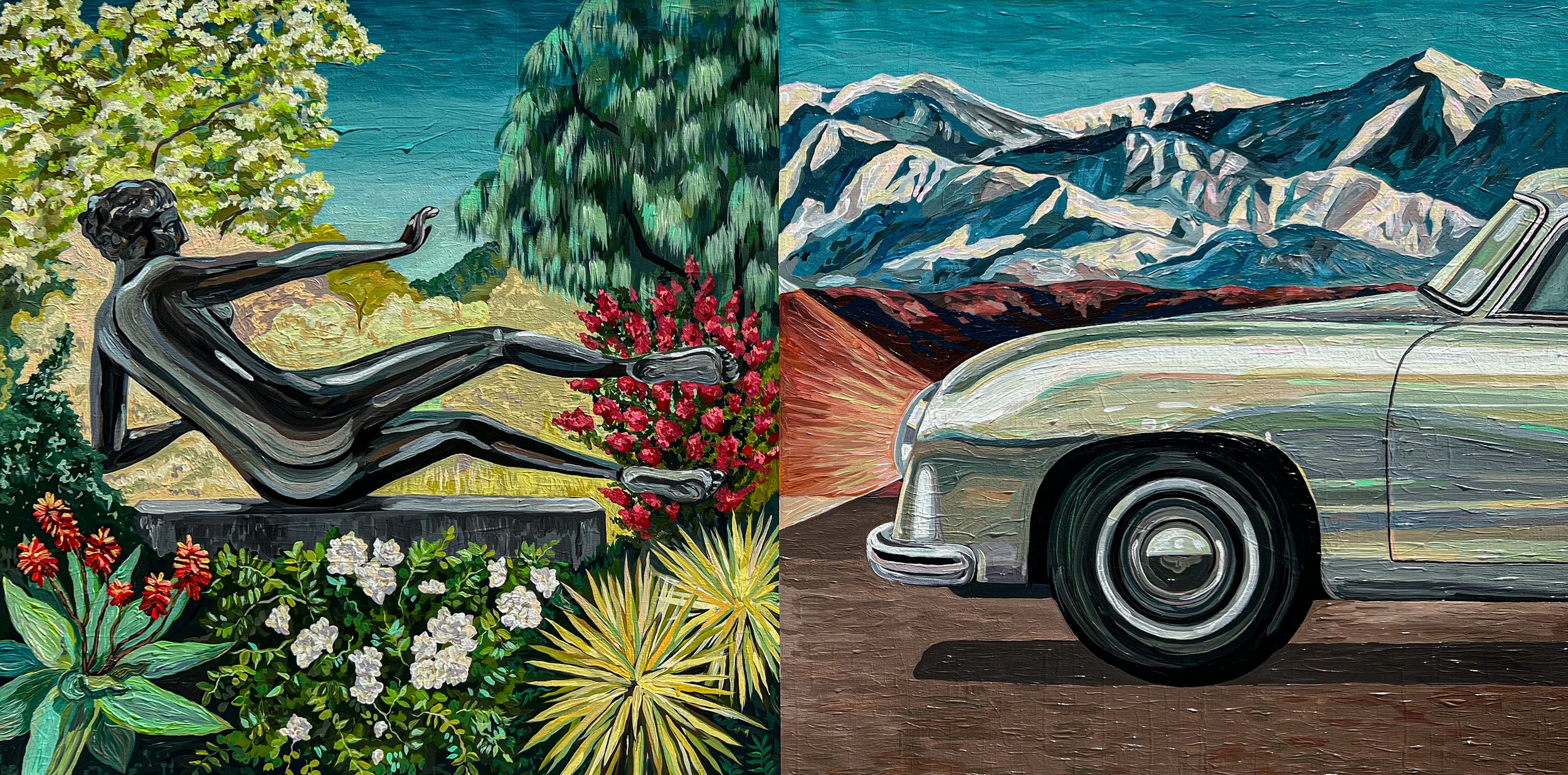 Fresh Air (Maillol's l'Air and a Porsche 356)