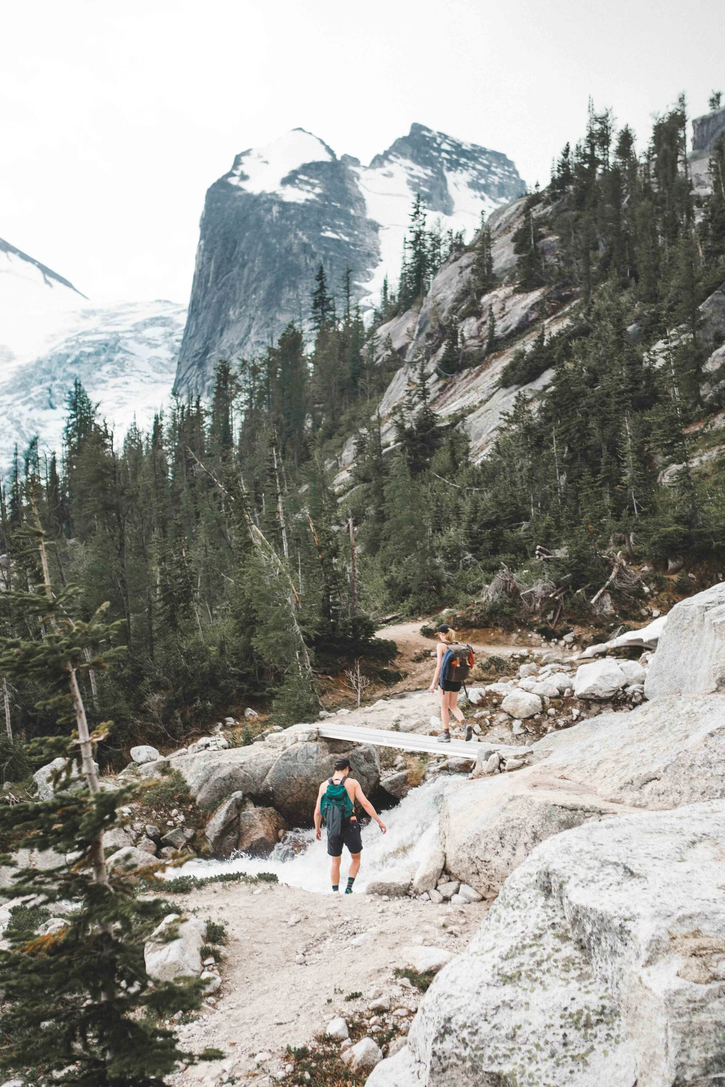 Hiking in the Bugaboos, Rocky Mountains, Canada