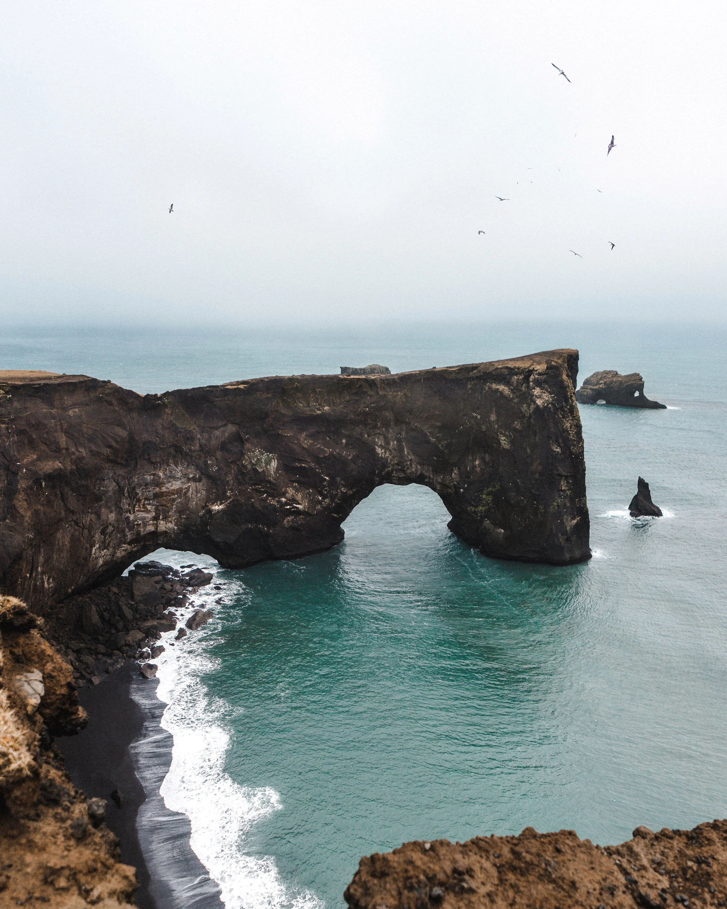 Dyholaey, Natural rock arch, Iceland