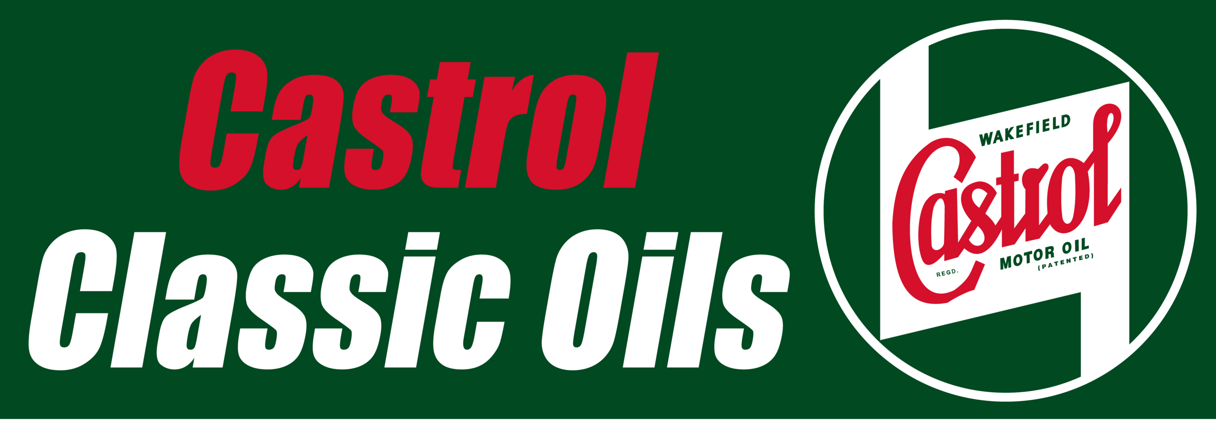 Castrol PERSONALISED CASTROL OIL 2 STROKE MOTORCYCLE RETRO GARAGE SHED METAL SIGN RS262 