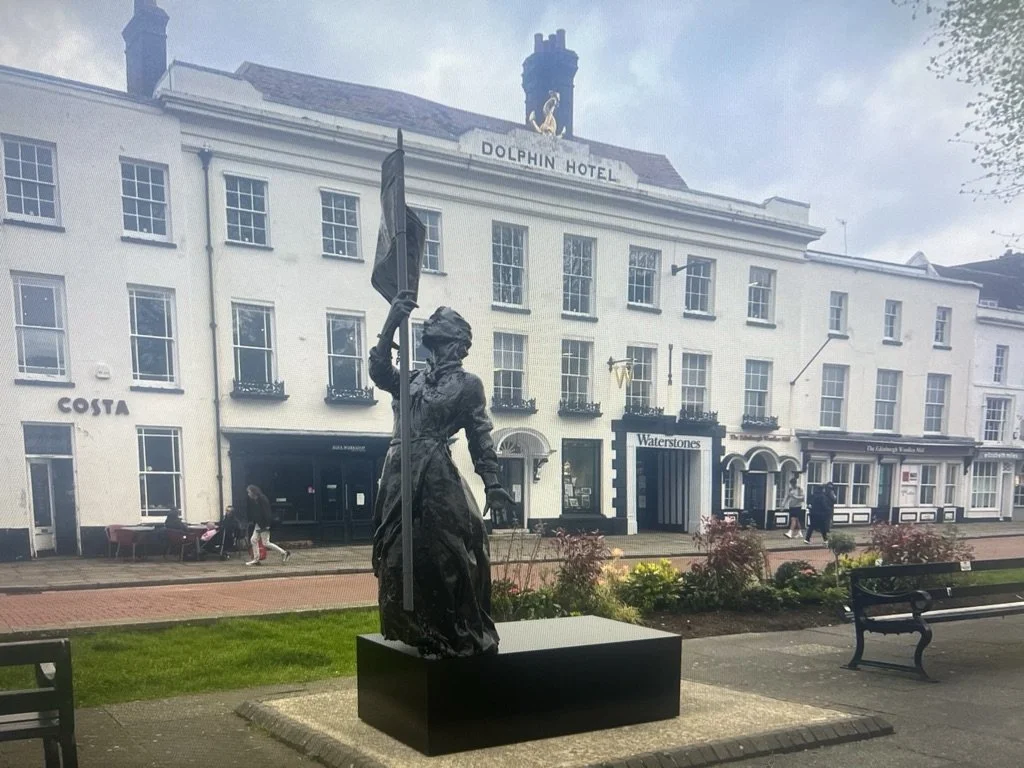 Madge Turner Statue render by Kate Viner