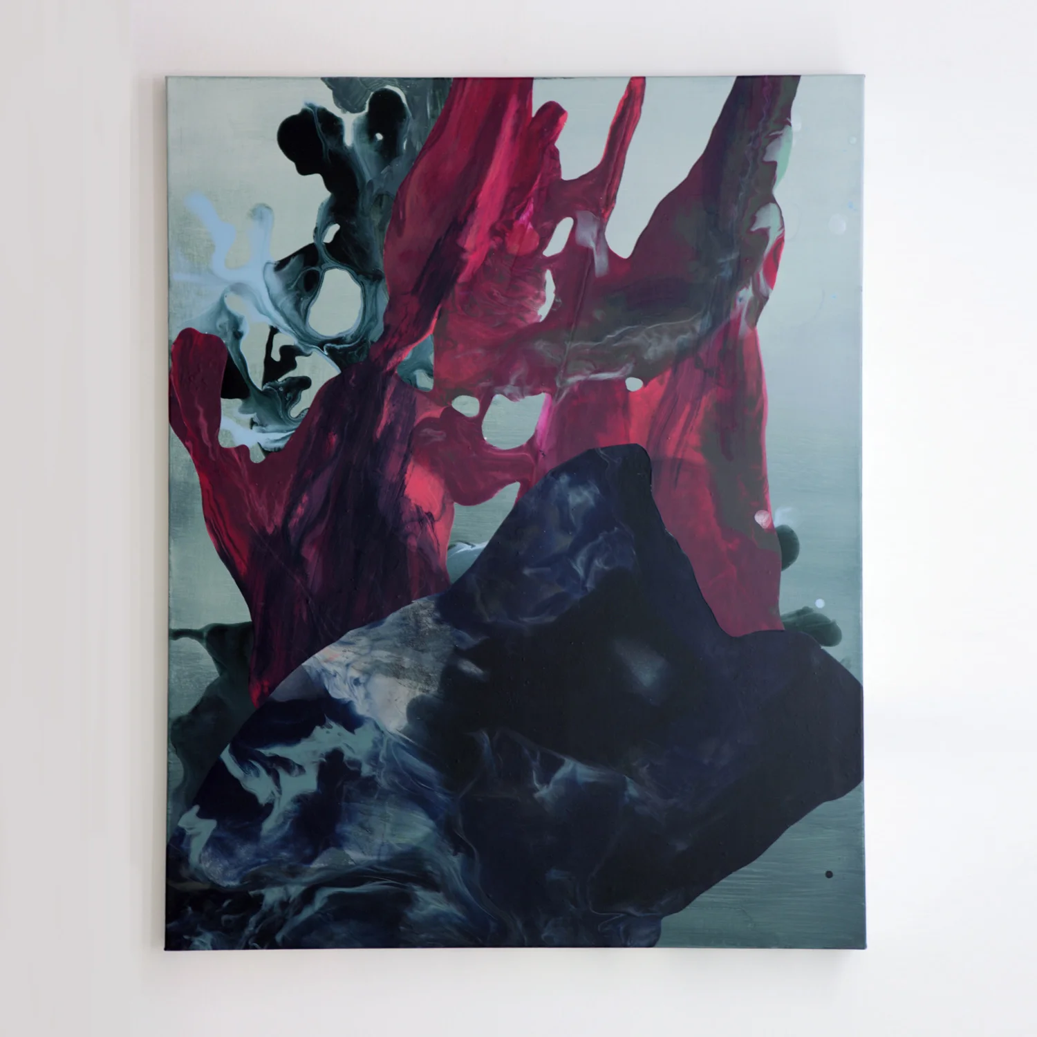 Portrait of a girl as a constellation of stars, 2006, synthetic polymer paint on canvas, 100 x 80cm.