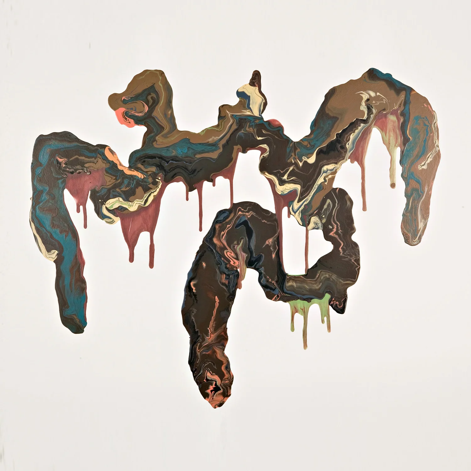 It came out of me #4 , 2005, synthetic polymer paint on wall, 108 x 133cm approx.