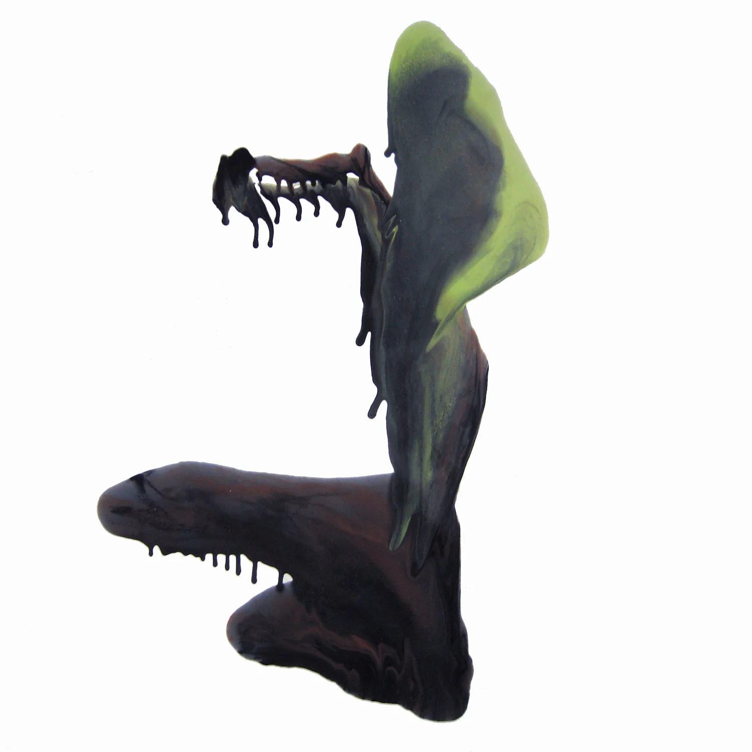 It came out of me #9 , 2006, synthetic polymer paint on wall, 112 x 73cm approx.