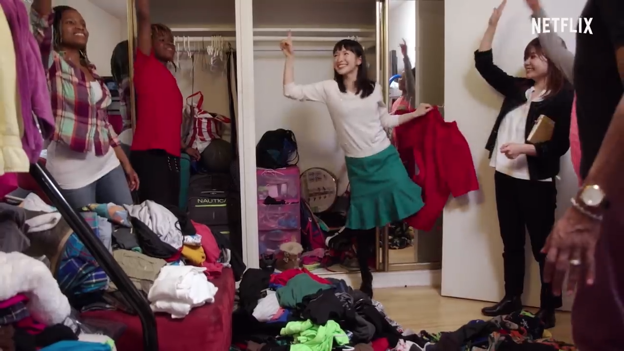 Marie Kondo, the star of Netflix’s new show ‘Tidying up with Marie Kondo’. Image: Netflix.