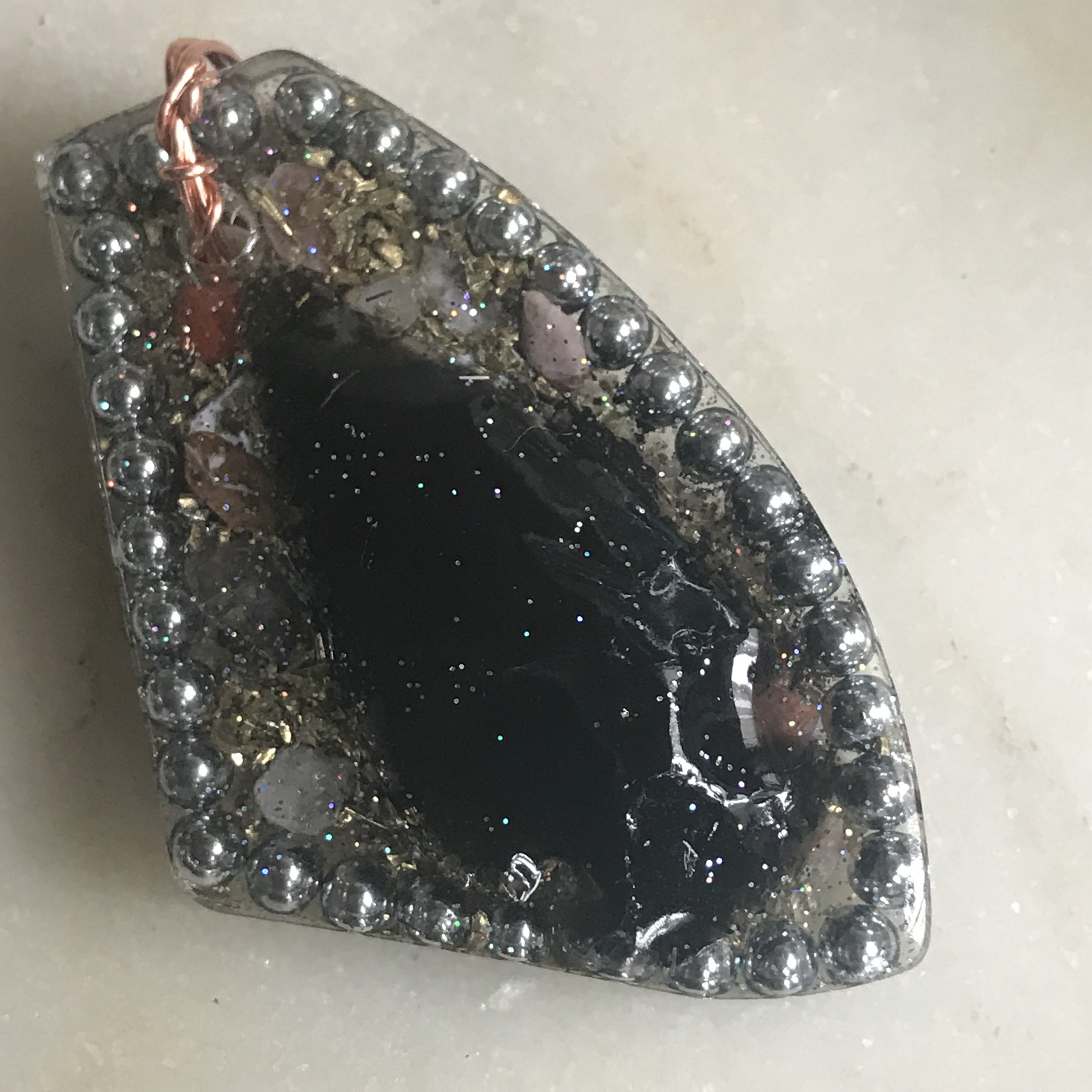 Obsidian Arrowhead Pendant