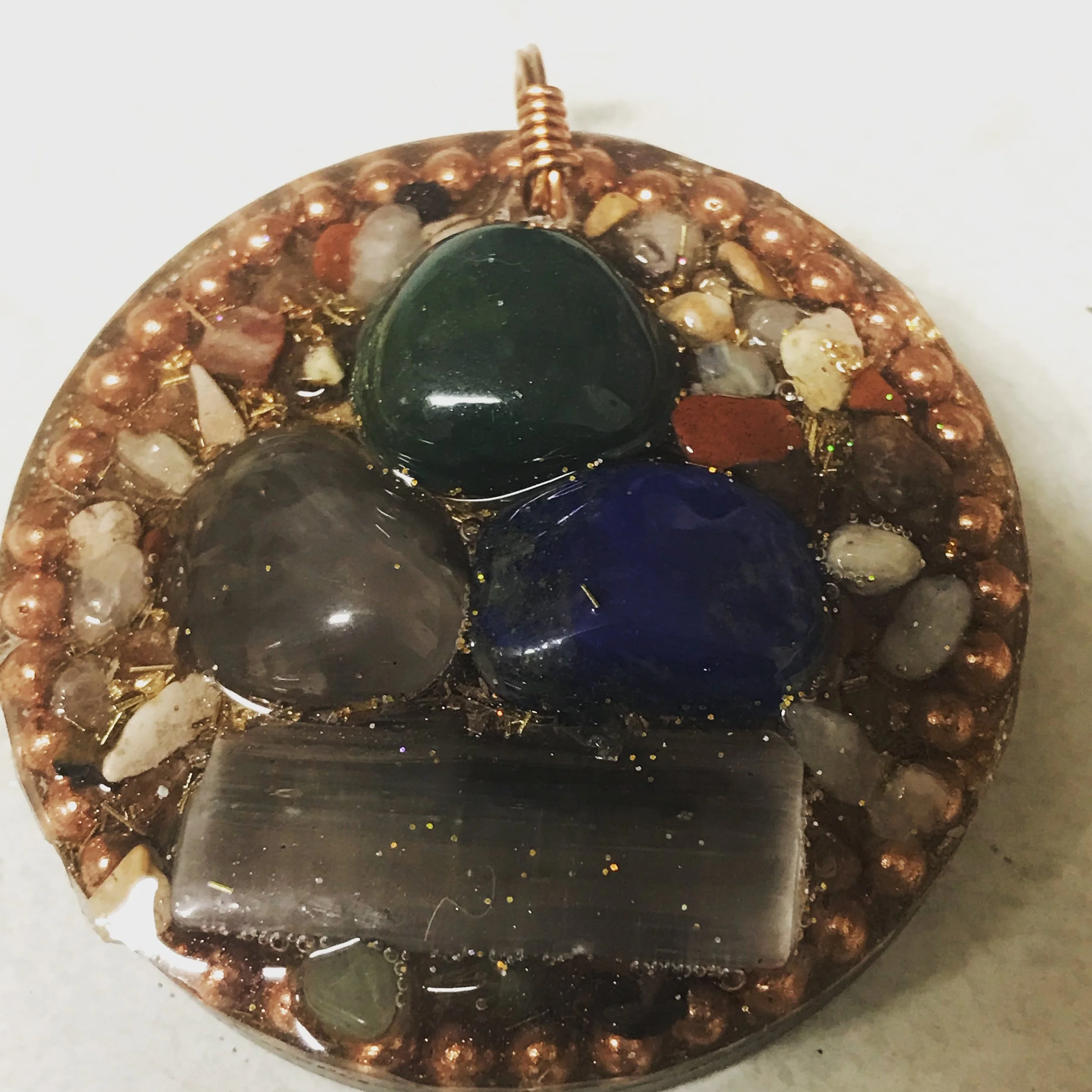 Crytsal Square Pendant
