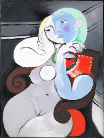 Pablo Picasso. Woman in Red Armchair. Cc 1932