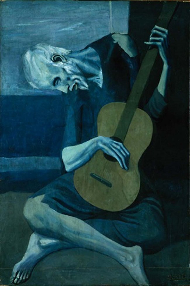 Pablo Picasso. The Old Guitarist. Cc 1903
