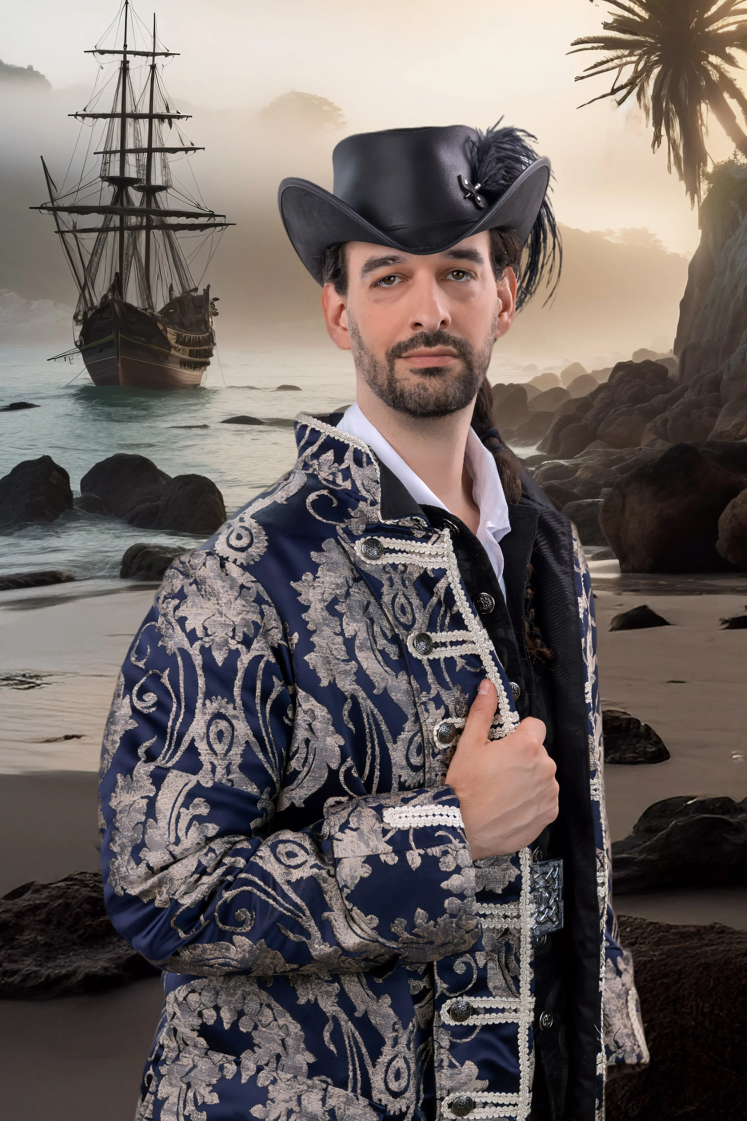 Captain's coat with Trim