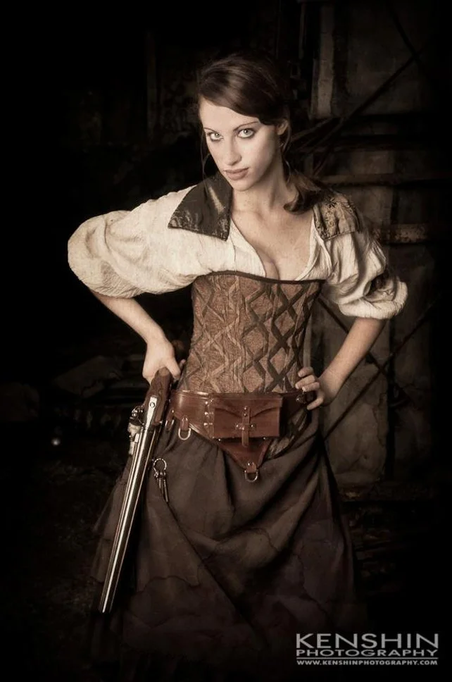 pirate shirt dress White Frilled Pirate Shirt - Cotton