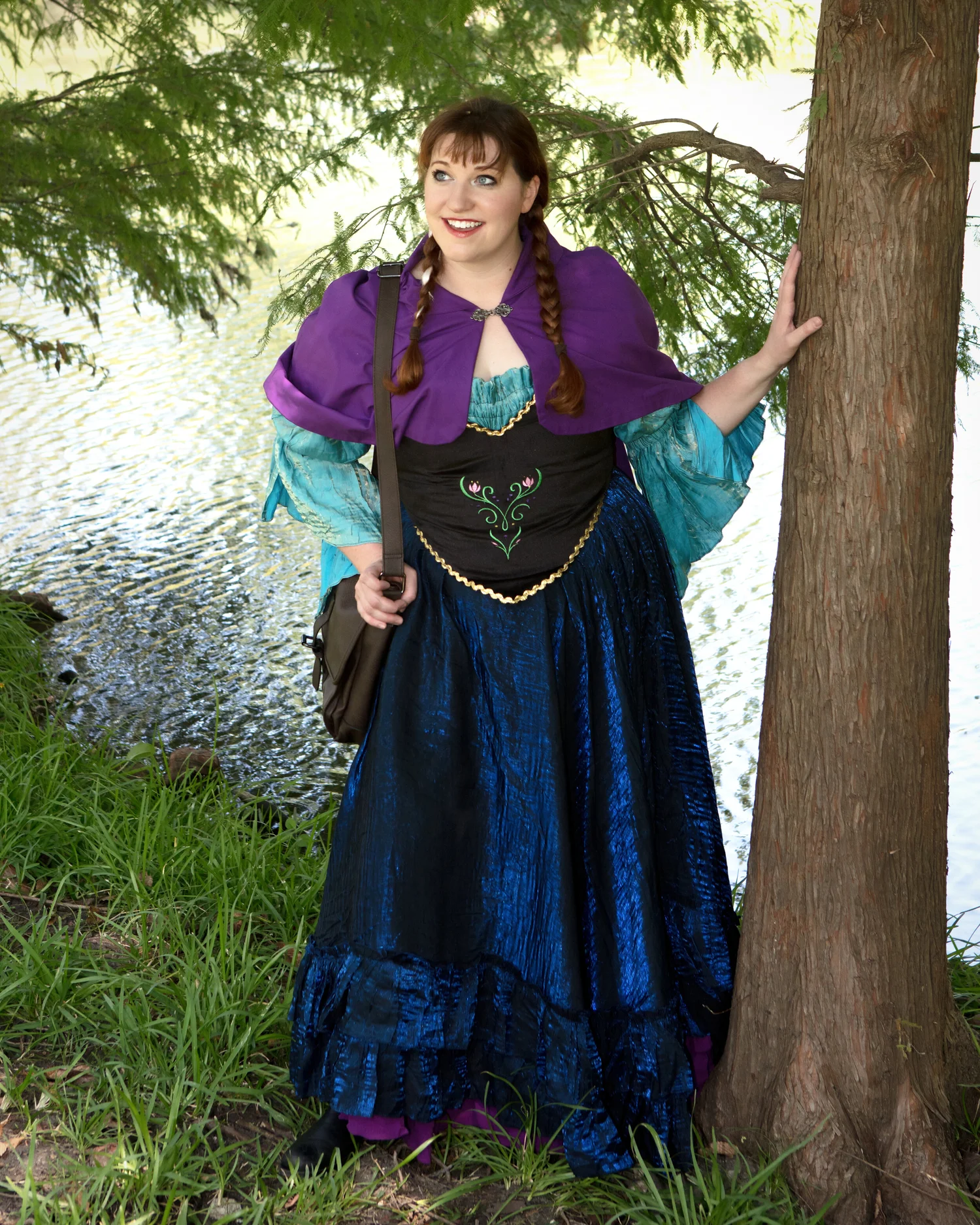 Anna-Inspired Renaissance Costume  Silver Leaf Costumes | Handmade  Designer Costumes