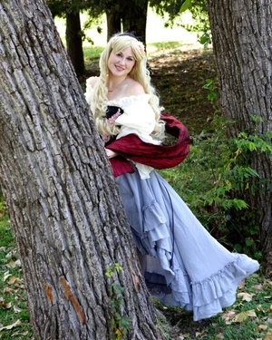 Briar Rose-Inspired Renaissance Costume — Silver Leaf Costumes