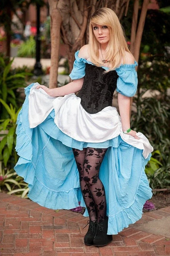 alice in wonderland black dress Vintage Alice in Wonderland tea party with the Mad Hatter and the Whit –  PAOM main image 0