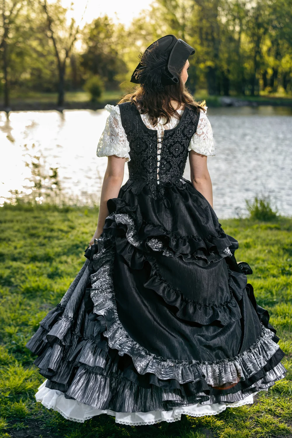 pirate bridesmaid dresses Mismatched Navy Mermaid Formal Long Bridesmaid Dress main image 1