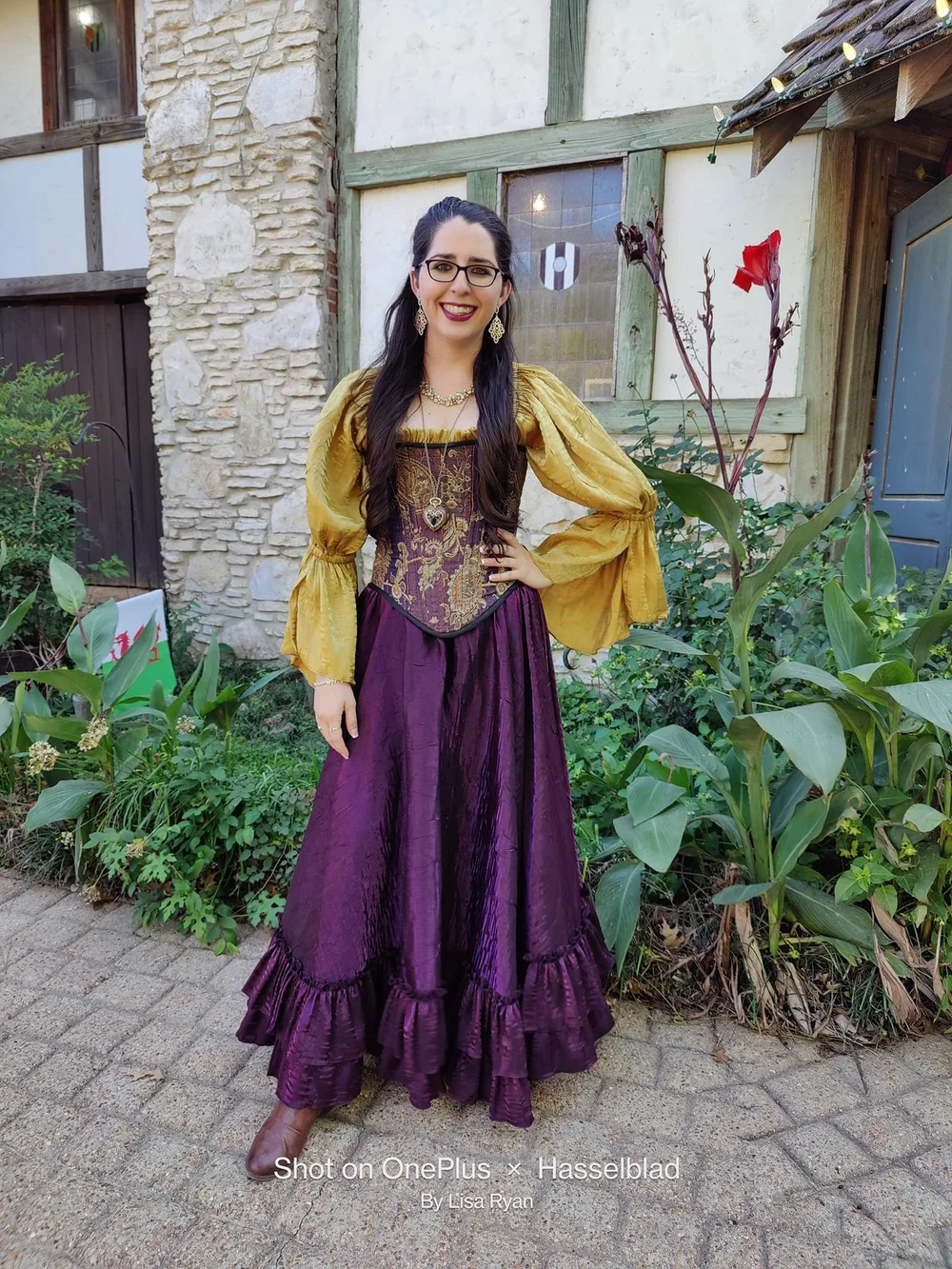 purple pirate dress Purple Shimmer Renaissance Corset, Victorian, Pirate, Lady, Fairy — Silver  Leaf Costumes
