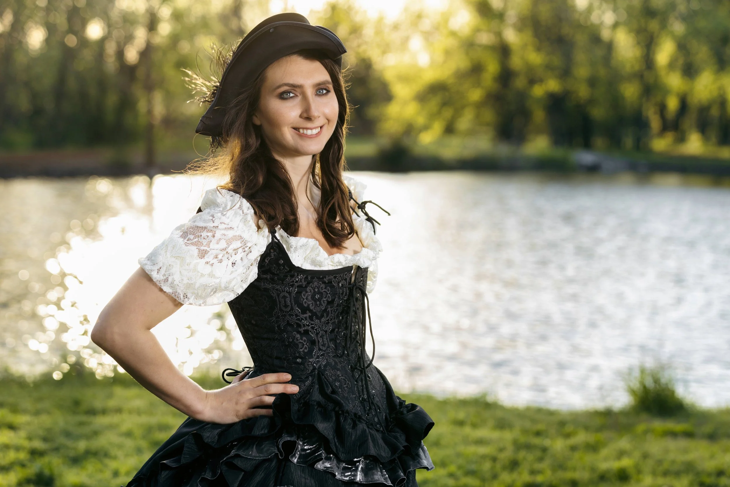 Pirate Corset, choose your color  Silver Leaf Costumes | Handmade Designer  Costumes