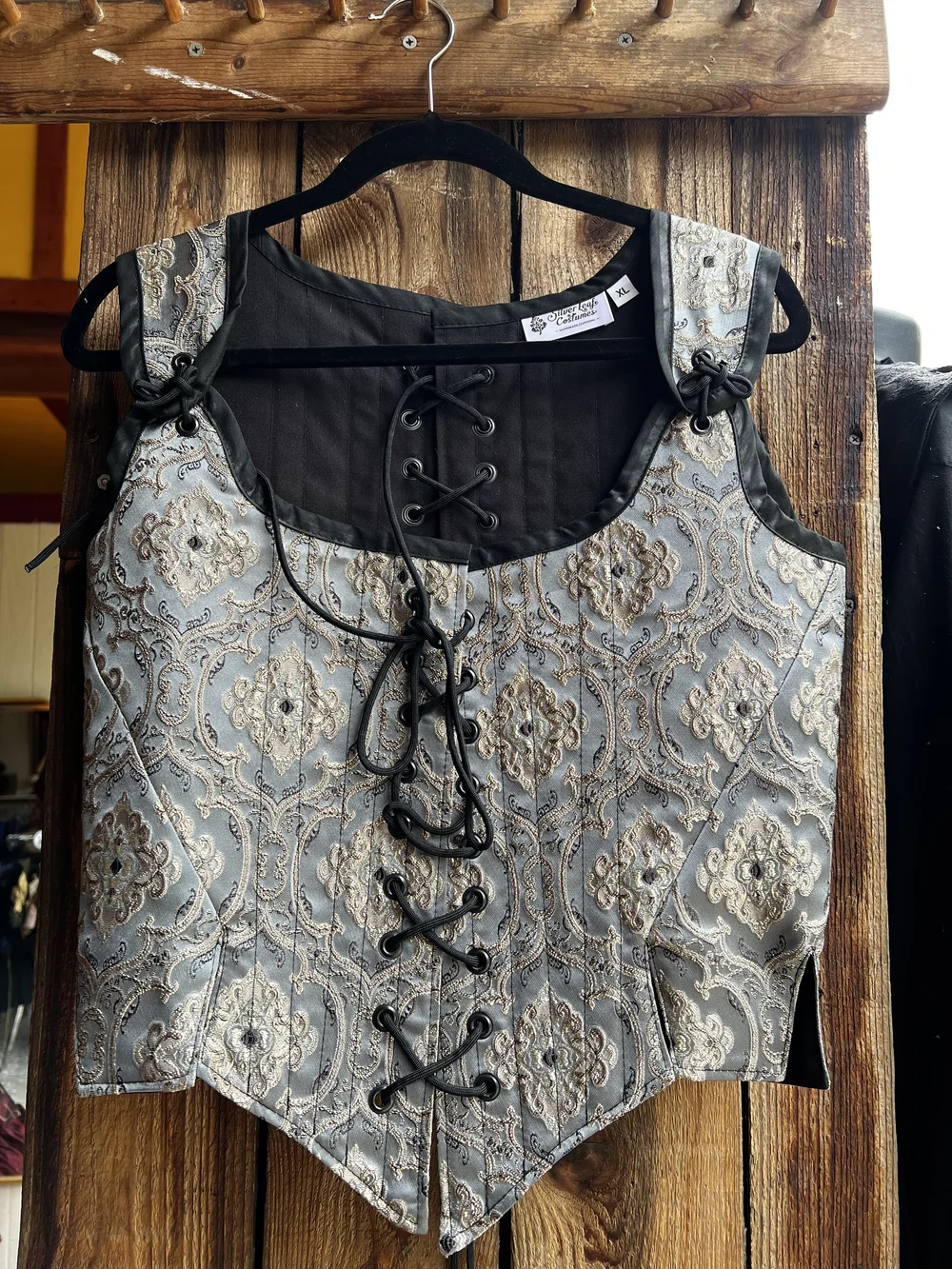 Pirate Corset, choose your color — Silver Leaf Costumes | Handmade Designer  Costumes, image size:1000x1333