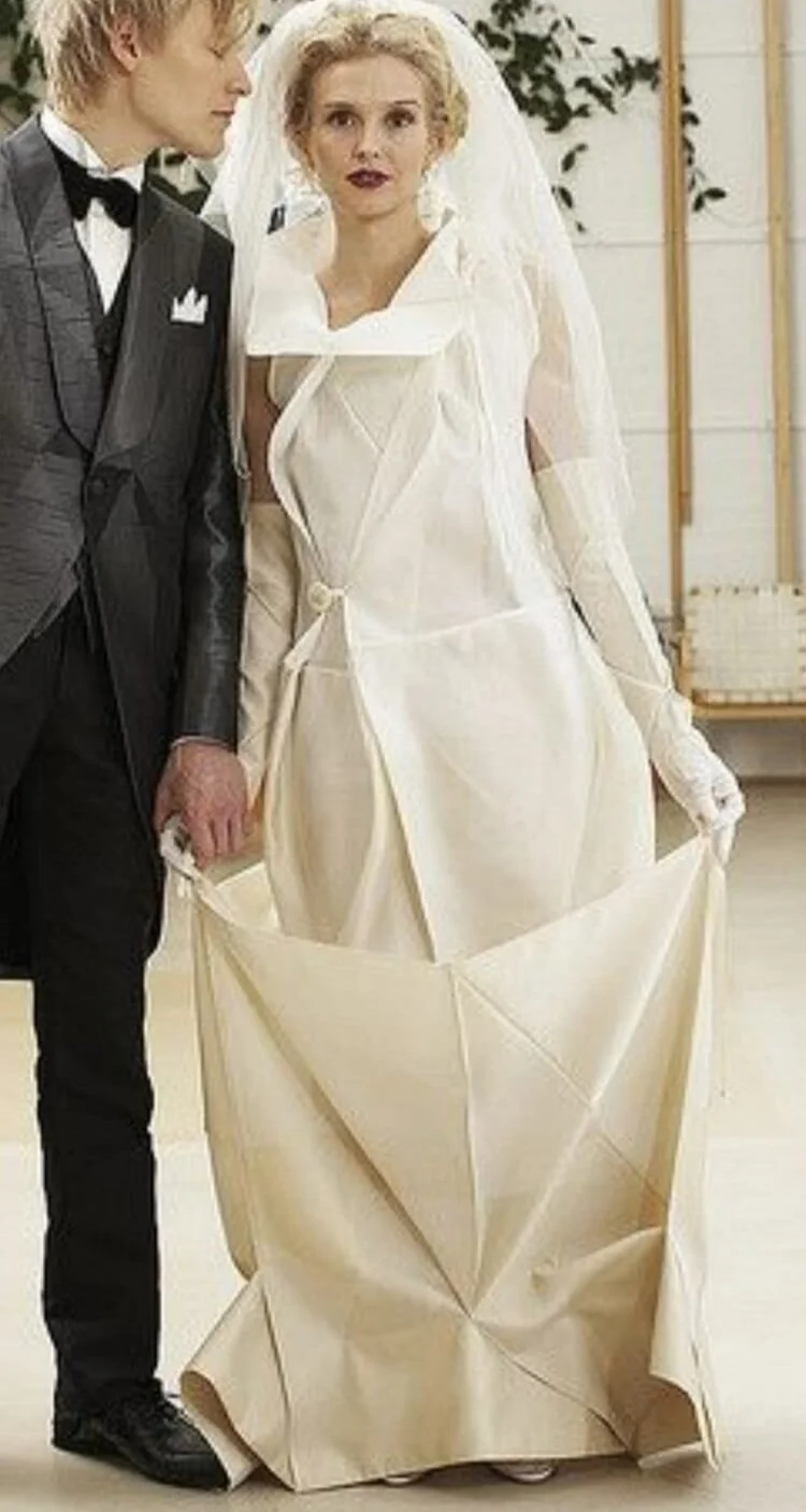 issey miyake wedding dress