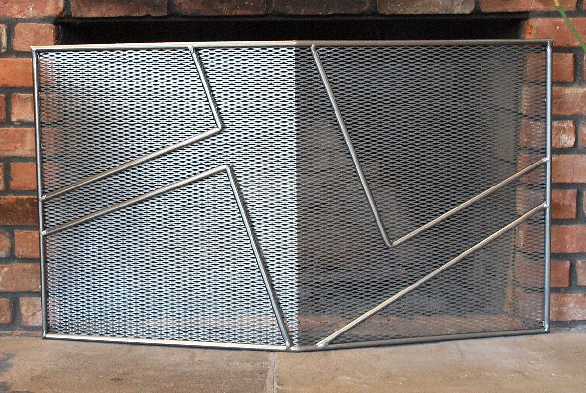Modern Fireplace Screen