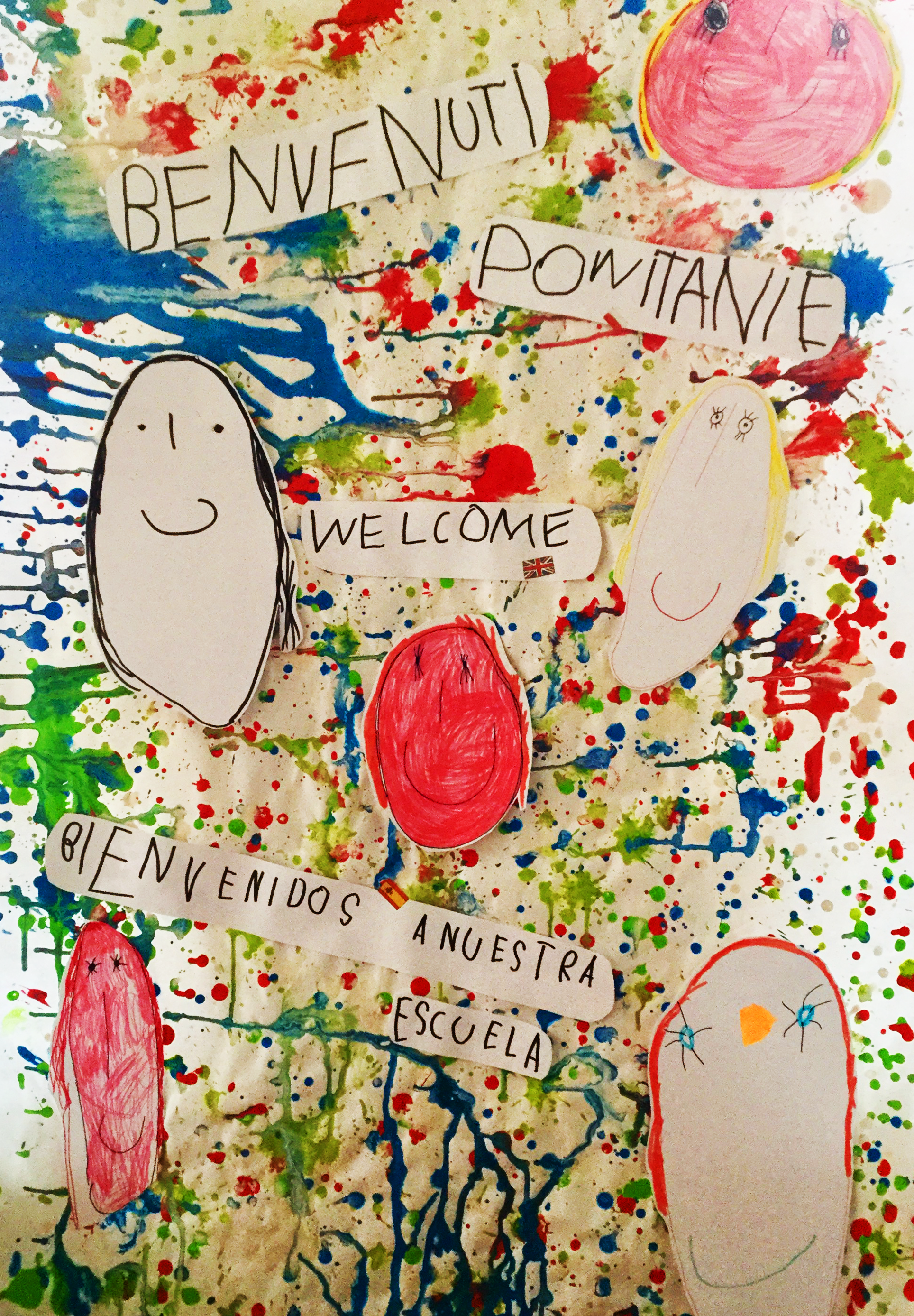 Welcome message from pupils at XXXXXXX school in Modena, Italy