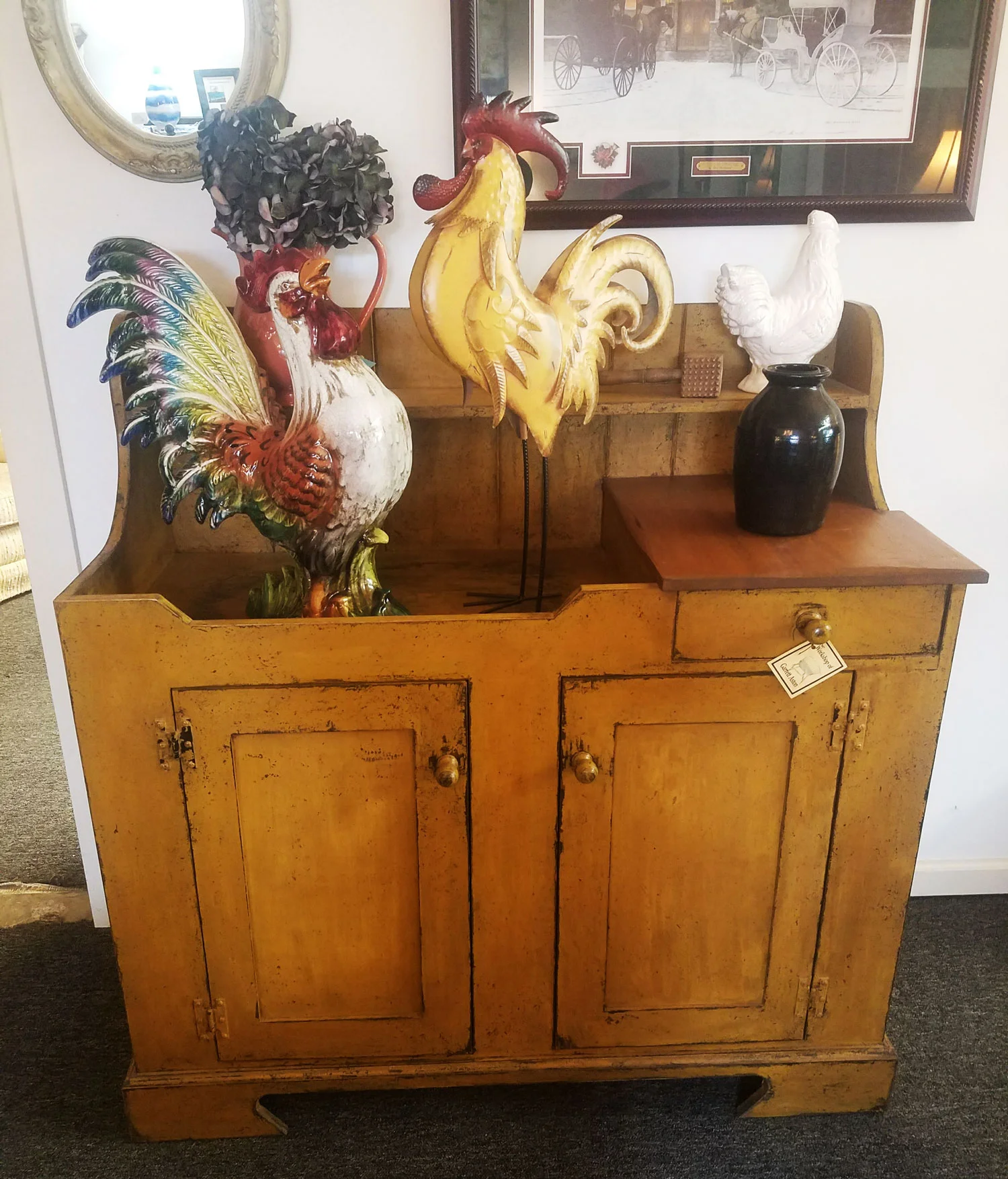 Mustard Dry Sink