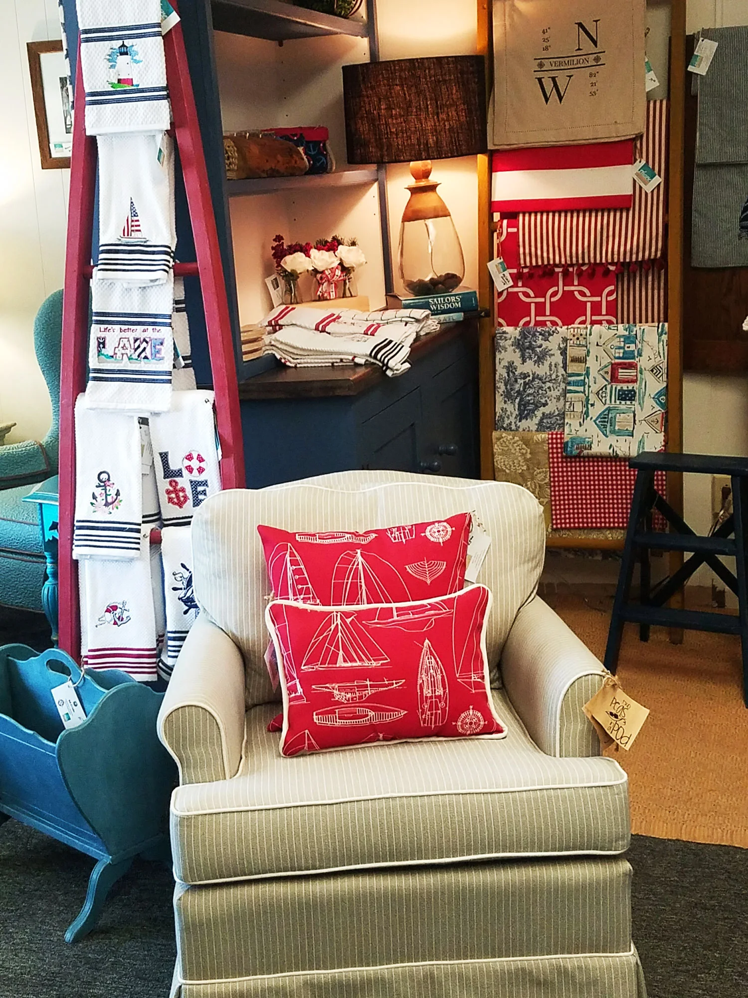 Understated Nautical Upholstery