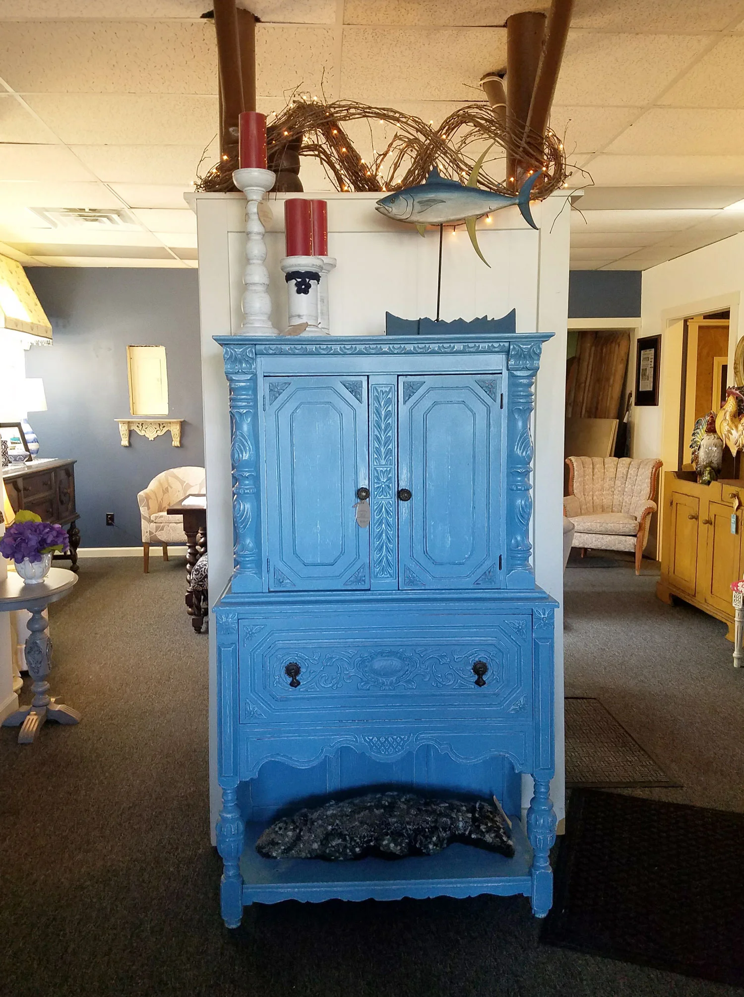 Milk Paint Cabinet