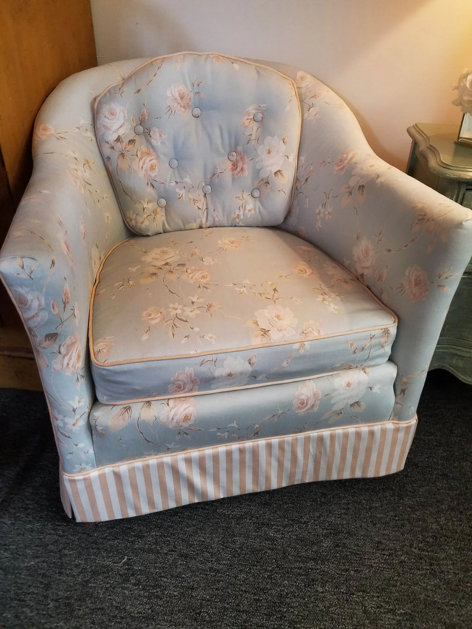 Floral Print Chair