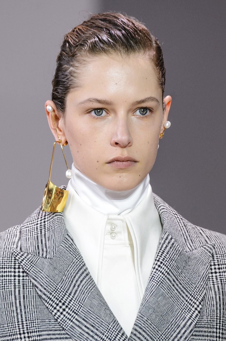 Chanel earrings from fashion show