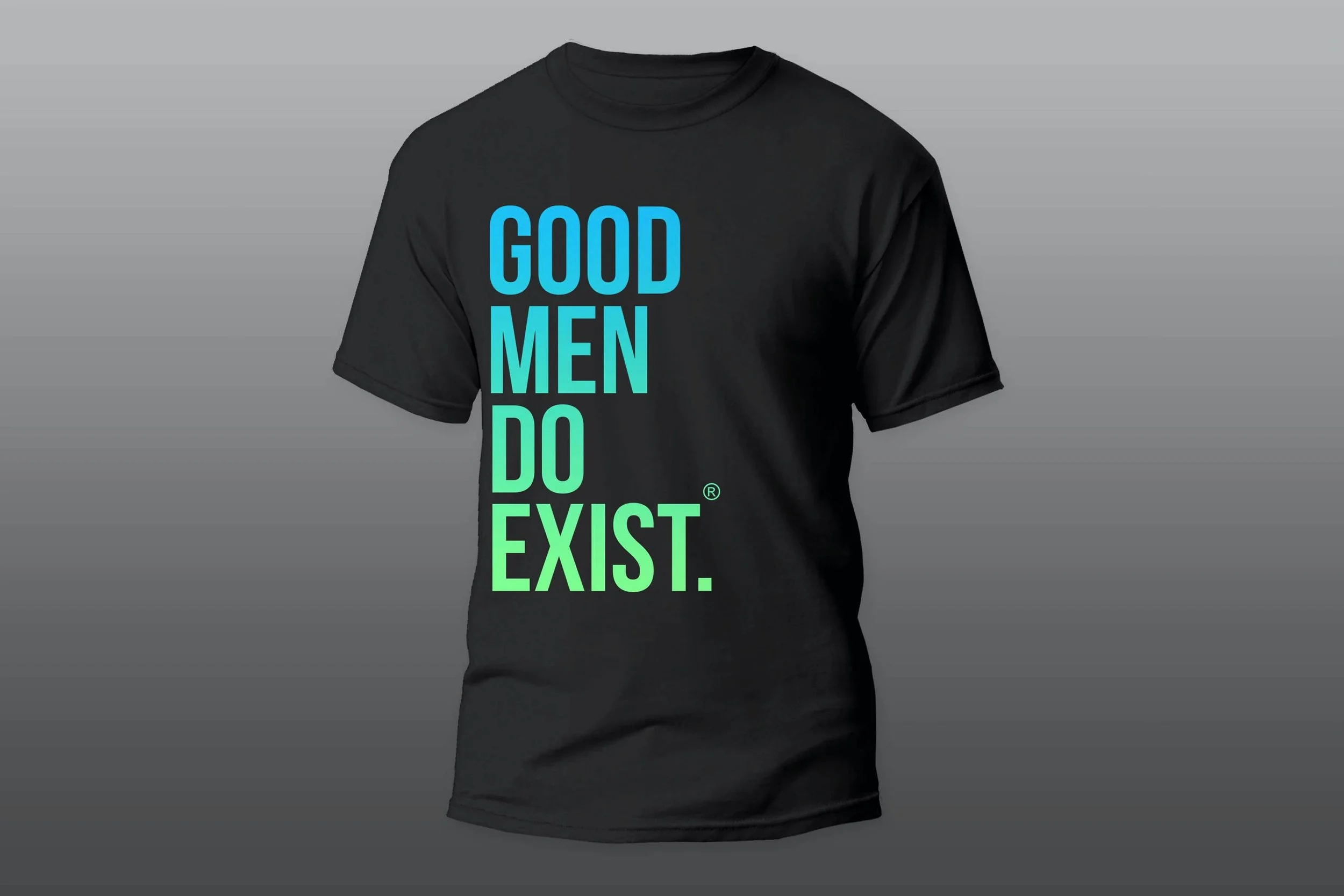 BLACK GMDE SHIRT WITH BLUE AND LIME LETTERING PRE-ORDER