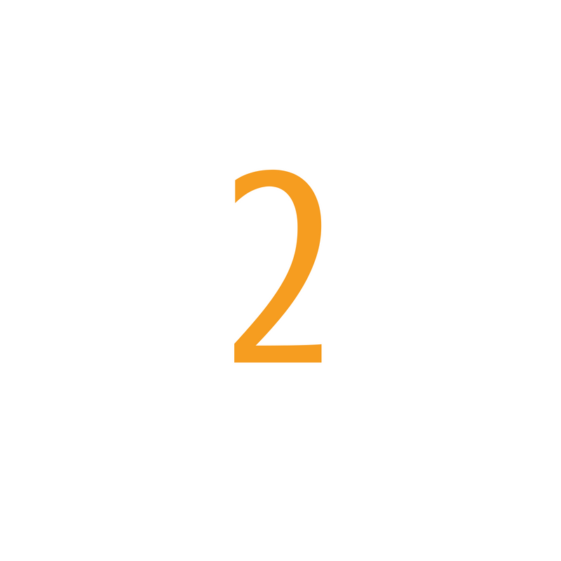 The number two. Explaining the second step in using Optimize Hire Pre-Employment Tests.