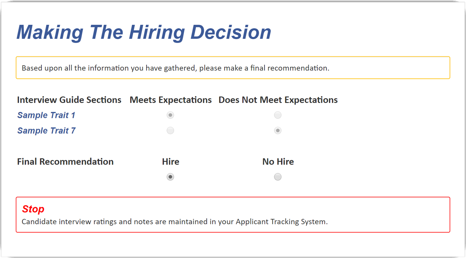 Optimize Interview Questions Custom Interview Guides | Optimize Hire